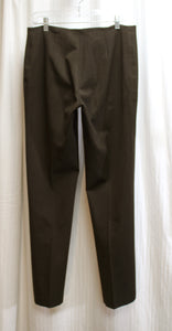 Fabrizio Gianni - Brown Front Zip trousers - Size 10