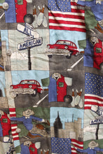 Load image into Gallery viewer, Vintage - Campia Moda - &quot;All American&quot; Americana Short Sleeve Button Front Shirt - Size M