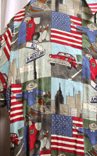 Load image into Gallery viewer, Vintage - Campia Moda - &quot;All American&quot; Americana Short Sleeve Button Front Shirt - Size M