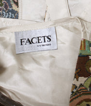 Load image into Gallery viewer, Vintage - Facets by Mirrors - &quot;Children of the World&quot; Tapestry Vest, Beige Background - Size S (See Measurements)