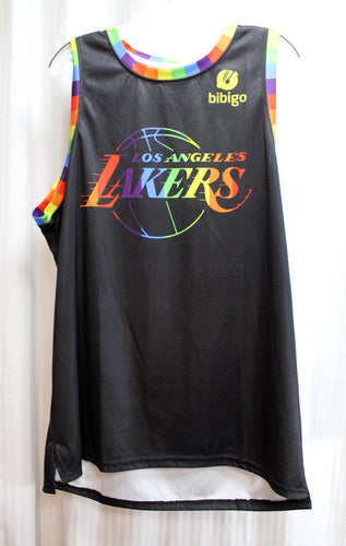 Los Angeles Lakers - Rainbow Pride Basketball Jersey - Size XL