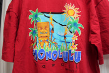 Load image into Gallery viewer, Vintage Deadstock w/Tag - Honolulu Hawaii Princess Cruises Tiki Themed Single Stich 2-Sided T-Shirt - Size XL