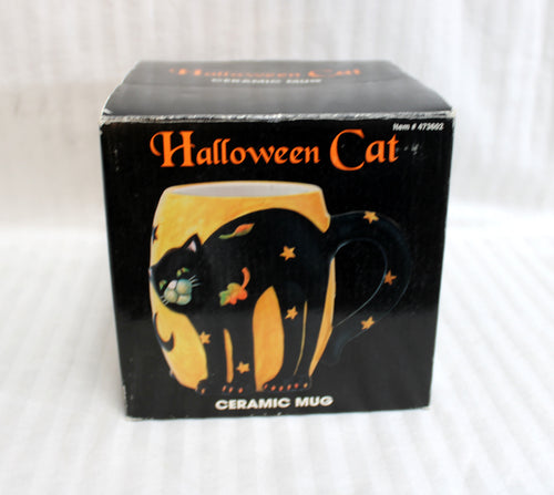 Certified International, Susan Winget 22 oz Halloween Cat Mug (w/ Box)