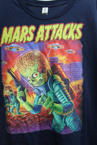 Mars Attacks (movie) Navy T-Shirt - Size 4XL