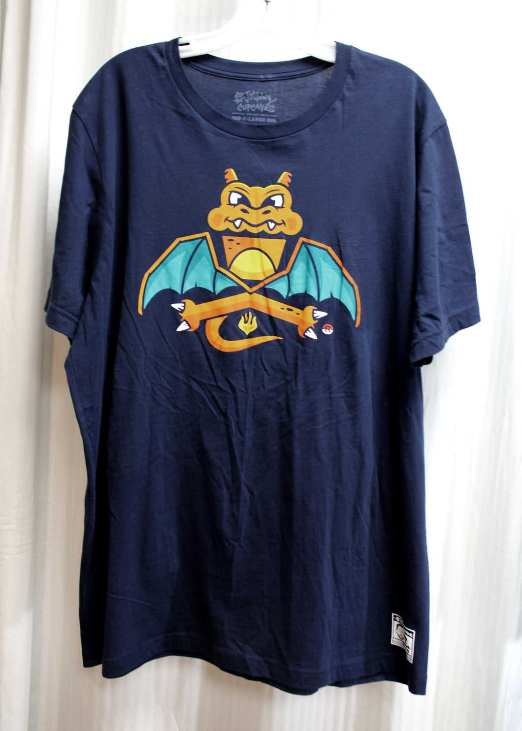 Johnny Cupcakes - Pokémon Charizard - Navy T-Shirt - Size XL