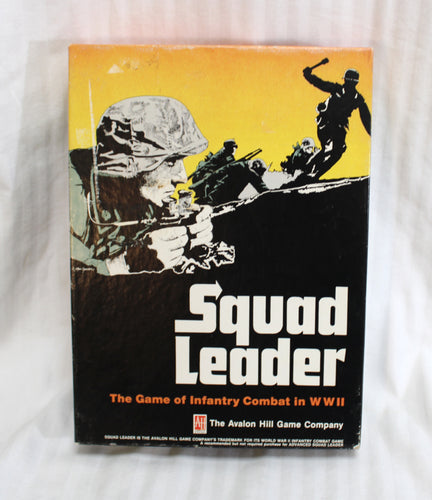 Vintage 1977 (4th Edition) Avalon Hill- Squad Leader Bookcase Game - The Game of Infantry Combat in WWII (Unpunched/Unplayed)