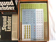 Load image into Gallery viewer, Vintage 1977 (4th Edition) Avalon Hill- Squad Leader Bookcase Game - The Game of Infantry Combat in WWII (Unpunched/Unplayed)