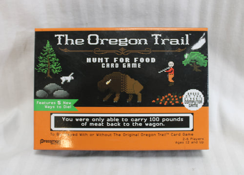 Pressman - The Oregon Trail, Hunt for Food - Card Game (based on classic computer game) (unpunched/unplayed)
