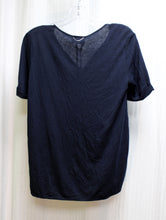 Load image into Gallery viewer, The Kooples, Sport - &quot;The Mix Woven Jersey&quot; Navy Light Weight 1/2 Zip Top - Size S (w/ Tags)