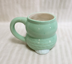 Modern Expression - Mint Green Owl Mug