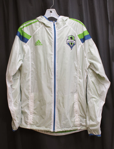 Adidas - MLS - Seattle Sounders FC - Zip Front Warm Up Jacket - Size L