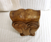 Load image into Gallery viewer, Folkart Carved Wooden Owl - 8.75&quot;h