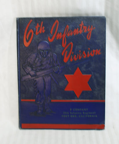 Vintage 1952 - 6th Infantry Division, F Company 20th Infantry Regiment- Fort Ord, California - Book