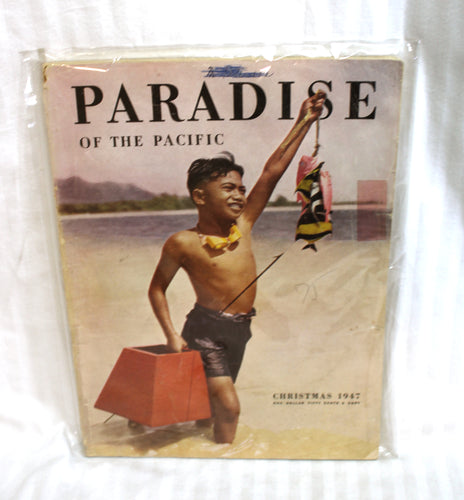 Vintage - Paradise of the Pacific - Christmas 1947 - Magazine