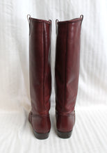 Load image into Gallery viewer, Etienne Aigner - Oxblood Red - Pull On  Leather Boots - Size 6M