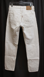 Levi's 501s - White Denim Jeans - Size 31/32