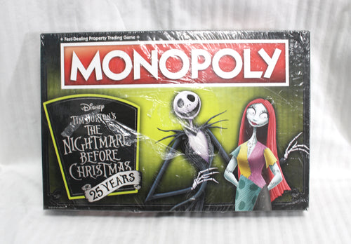 USAopoly - Disney - Tim Burton's The NIghtmare Before Christmas 25th Anniversary Monopoly Boardgame