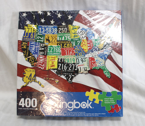 Springbok - State Plates - 400 PC Puzzle -20.5