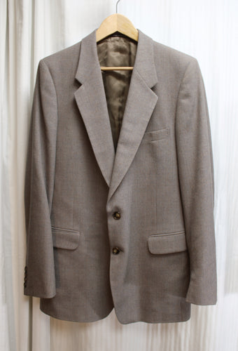 Men's Vintage - Yves Saint Laurent - Warm Gray 2 Button Blazer Jacket - Size 38 (See Measurements)