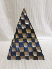 Load image into Gallery viewer, Handmade Unique Ceramic Pyramid Container/Box- 10.5&quot; h