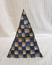 Load image into Gallery viewer, Handmade Unique Ceramic Pyramid Container/Box- 10.5&quot; h