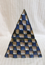 Load image into Gallery viewer, Handmade Unique Ceramic Pyramid Container/Box- 10.5&quot; h