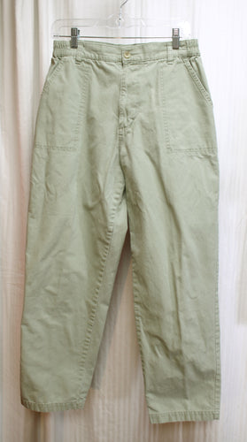 Vintage - Northern Reflections - Sage Green Khaki Pants - Size 9/10 (Vintage Sizing, See Measurements) )