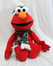 Load image into Gallery viewer, Gund, Sesame Street - 2008 - Corduroy Holiday Elmo Plush - 21&quot;