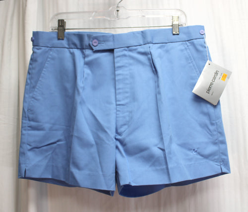 Men's Vintage- Pierre Cardin - Dead Stock Blue Short - Size 36 (w/ Tags)